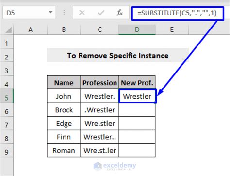 menghilangkan karakter di excel|How to Remove Characters in Excel (6 Methods) .